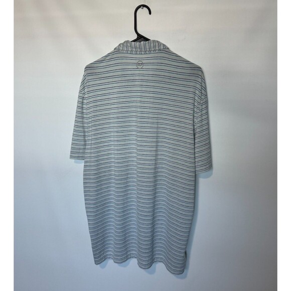 Vineyard Vines Polo Shirt Large Blue Green On the Go Performance OTG Sankaty - Picture 8 of 10